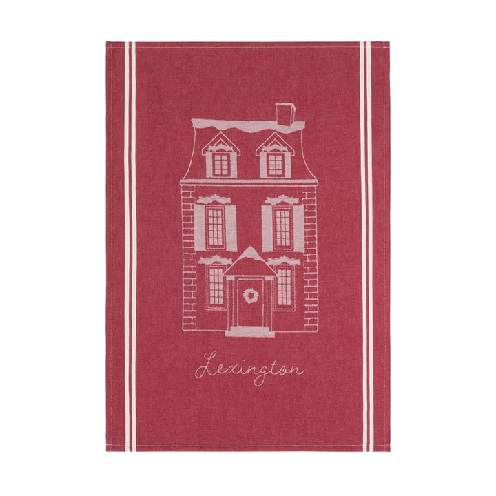 Torchon de cuisine House coton écologique 50x70 cm - Red-white - Lexington