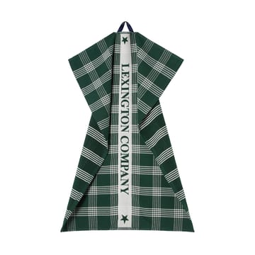 Torchon de cuisine Lexington coton écologique 50x70 cm - Green-white - Lexington