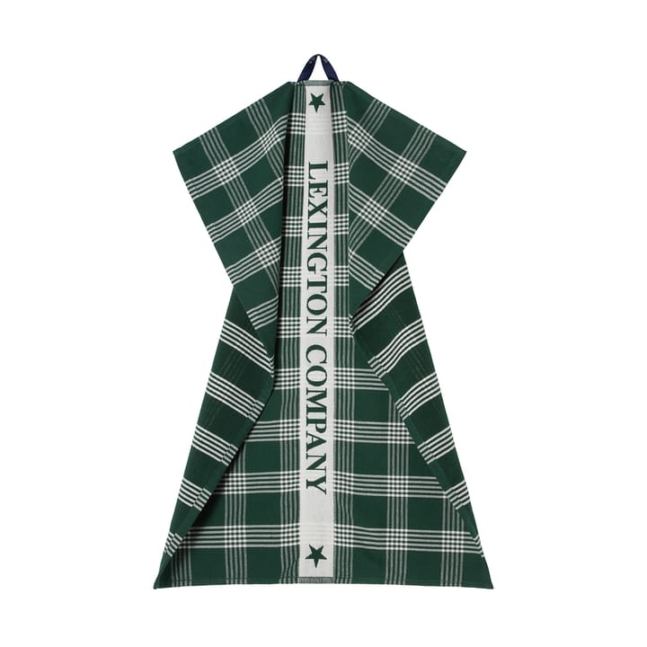 Torchon de cuisine Lexington coton écologique 50x70 cm, Green-white Lexington