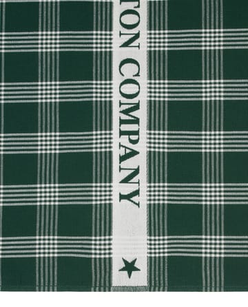Torchon de cuisine Lexington coton écologique 50x70 cm - Green-white - Lexington