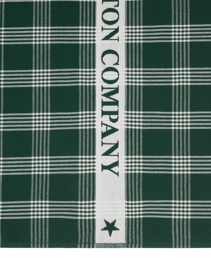 Torchon de cuisine Lexington coton écologique 50x70 cm, Green-white Lexington