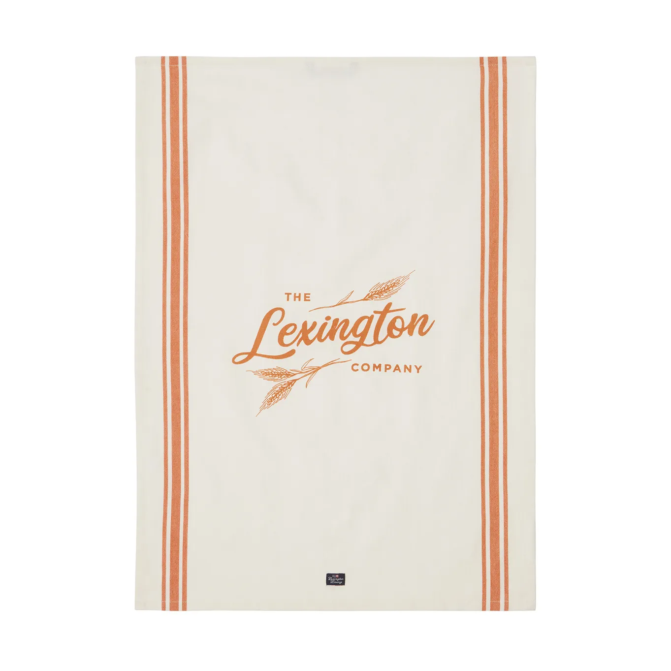 Torchon de cuisine Organic Cotton 50x70 cm, White-orange Lexington