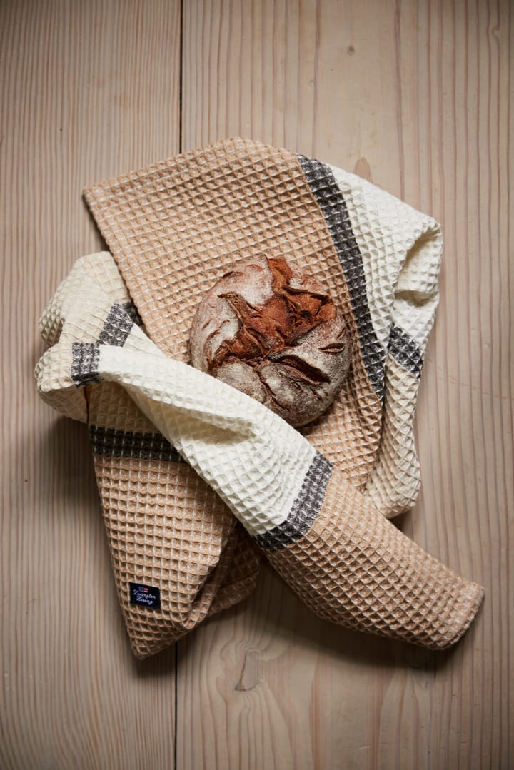 Torchon de cuisine Organic Cotton Waffle 50x70 cm, Beige Lexington