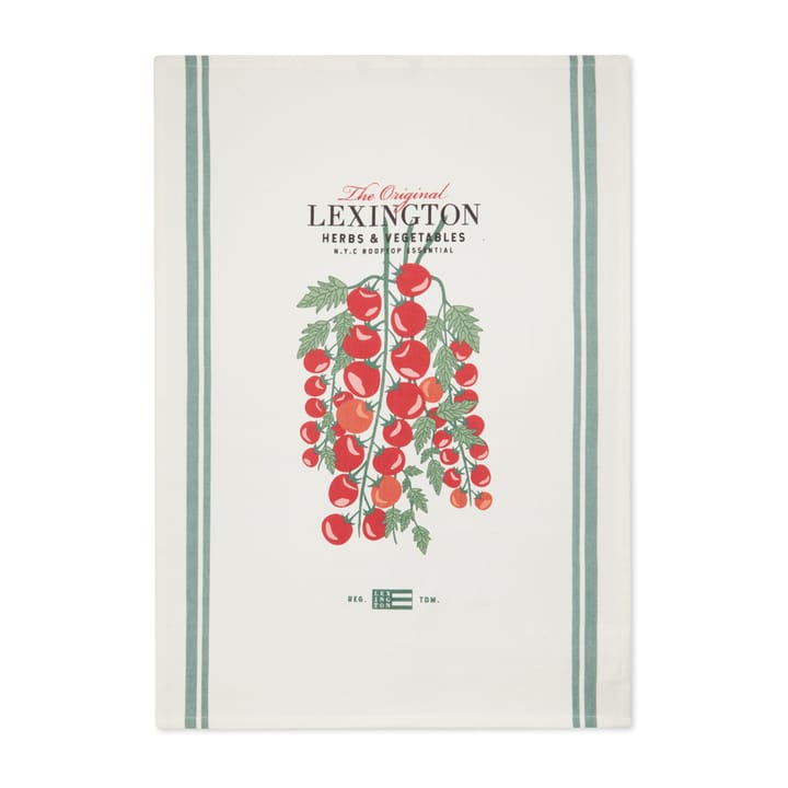 Torchon de cuisine Tomato 50x70 cm, Blanc-rouge Lexington