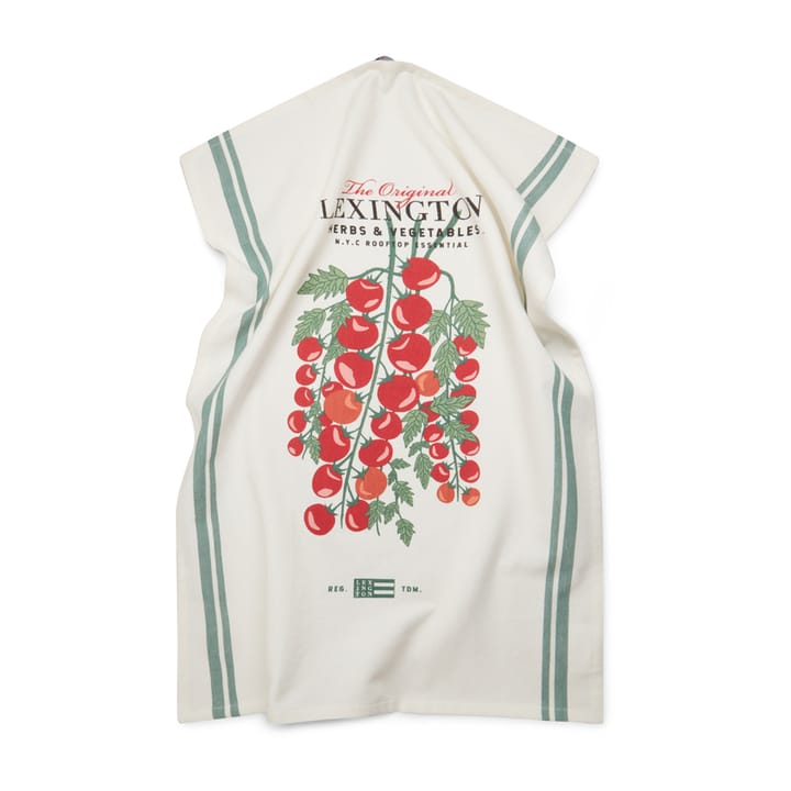 Torchon de cuisine Tomato 50x70 cm, Blanc-rouge Lexington