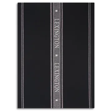 Torchon Icons Star 50x70 cm - Black-white - Lexington