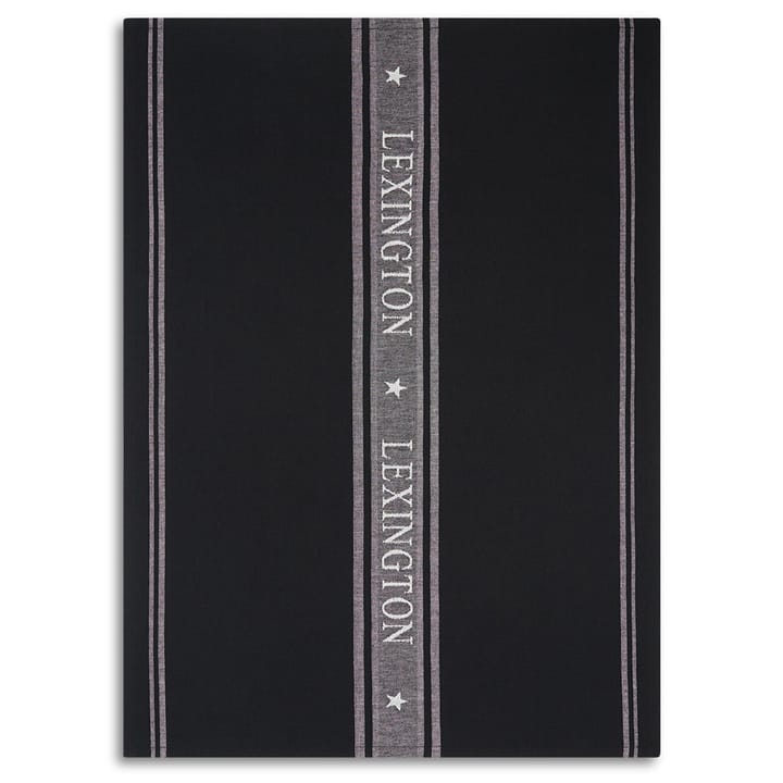 Torchon Icons Star 50x70 cm - Black-white - Lexington