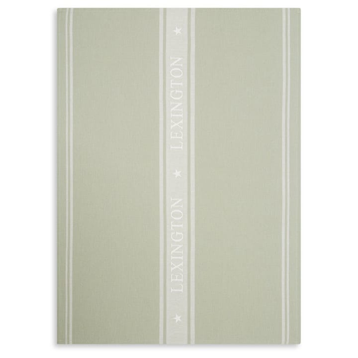 Torchon Icons Star 50x70 cm - Sage green-white - Lexington