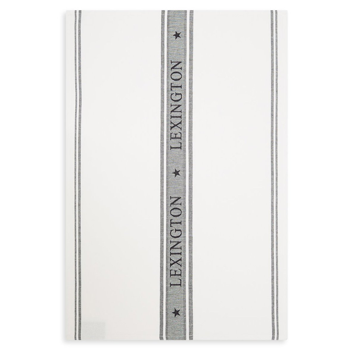 Lexington Torchon Icons Star 50x70 cm White-black | Design Scandinave | Torchons | Blanc