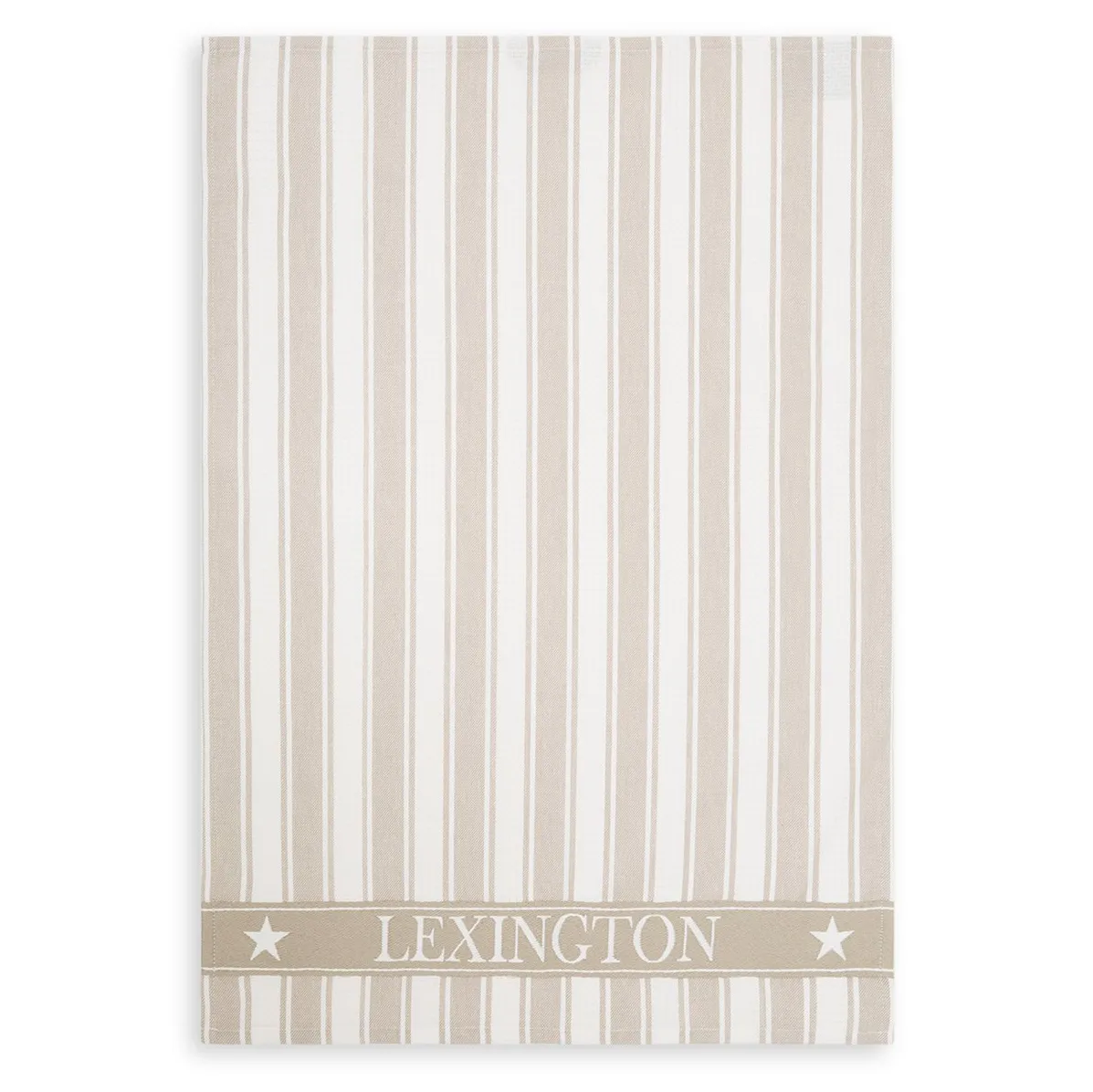 Torchon Icons Waffle Striped 50x70 cm, Beige-white Lexington