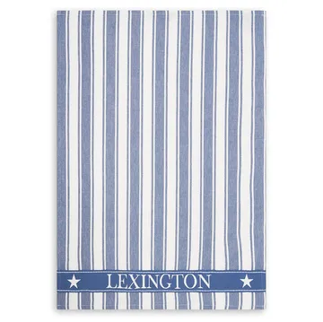 Torchon Icons Waffle Striped 50x70 cm - Blue-white - Lexington