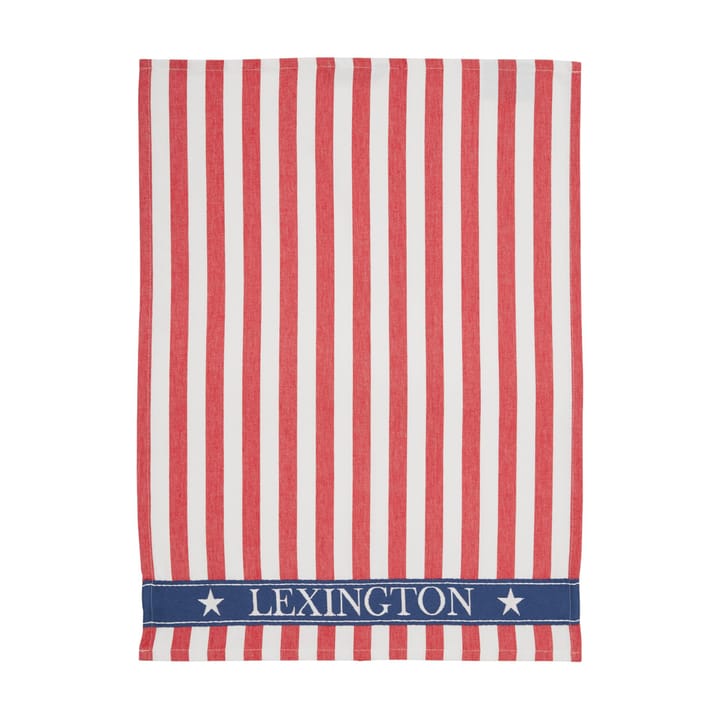 Torchon Lexington Striped 50x70 cm - Rouge - Lexington