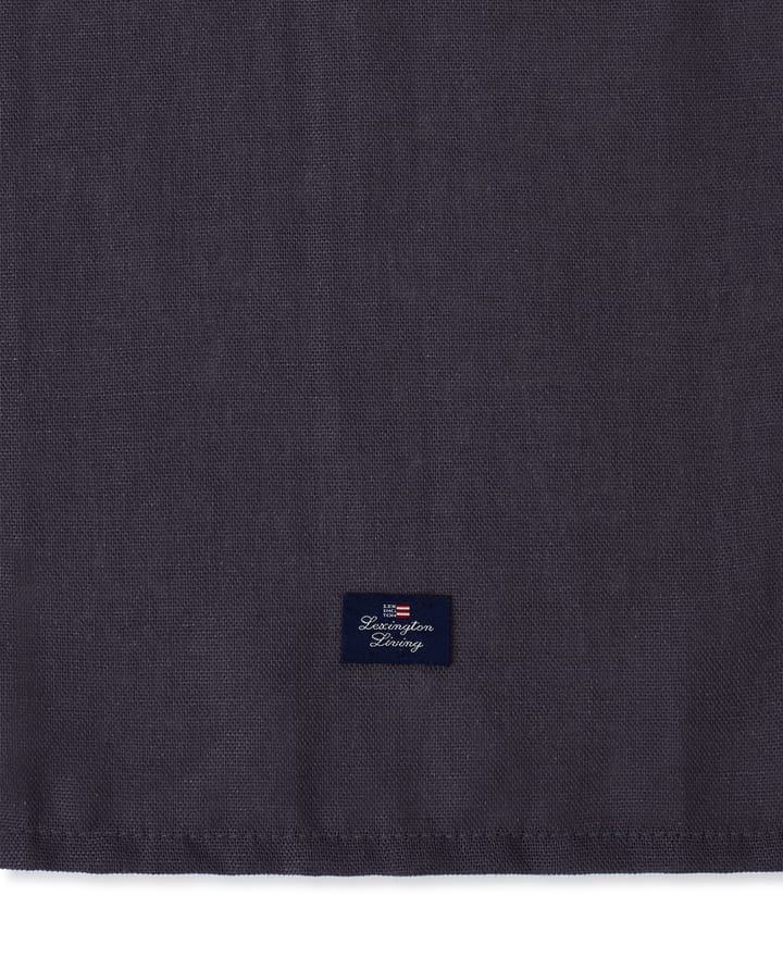 Torchon Organic Cotton Linen Classic 50x70 cm - Dark gray-beige - Lexington