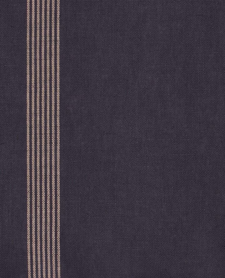 Torchon Organic Cotton Linen Classic 50x70 cm - Dark gray-beige - Lexington