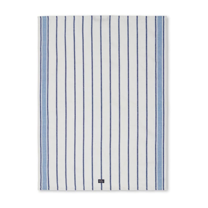 Torchon Striped 50x70 cm - White-blue - Lexington
