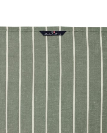 Torchon Striped Linen Cotton 50x70 cm  - Green-white - Lexington