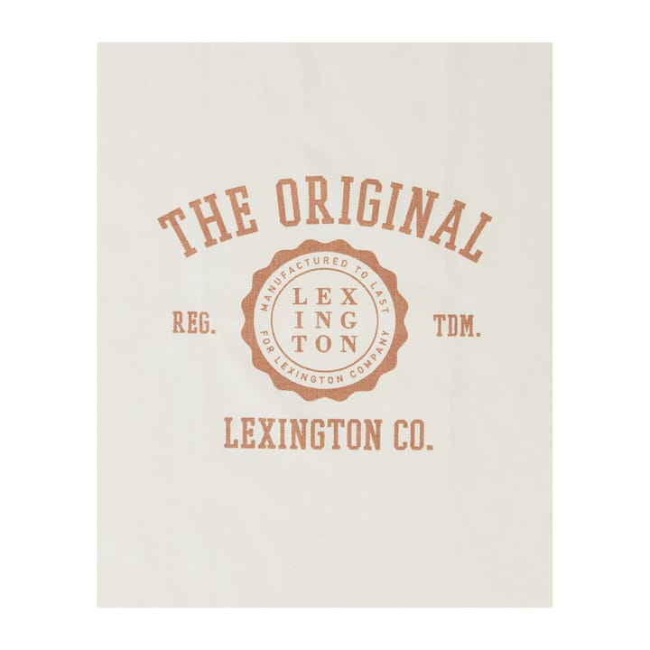 Torchon The Original Cotton Twill 50x70 cm, Off White-brown Lexington