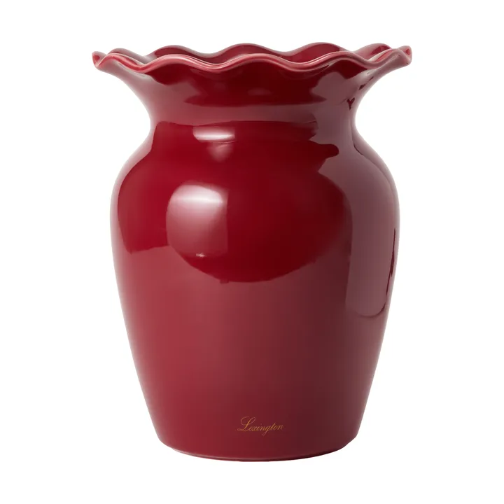 Vase Wavy - Red, 25 cm - Lexington