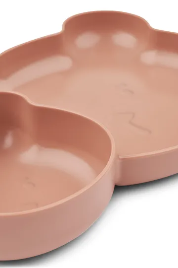 Assiette à compartiments Magus Bear Divider 2 pièces - Pale tuscany - Liewood