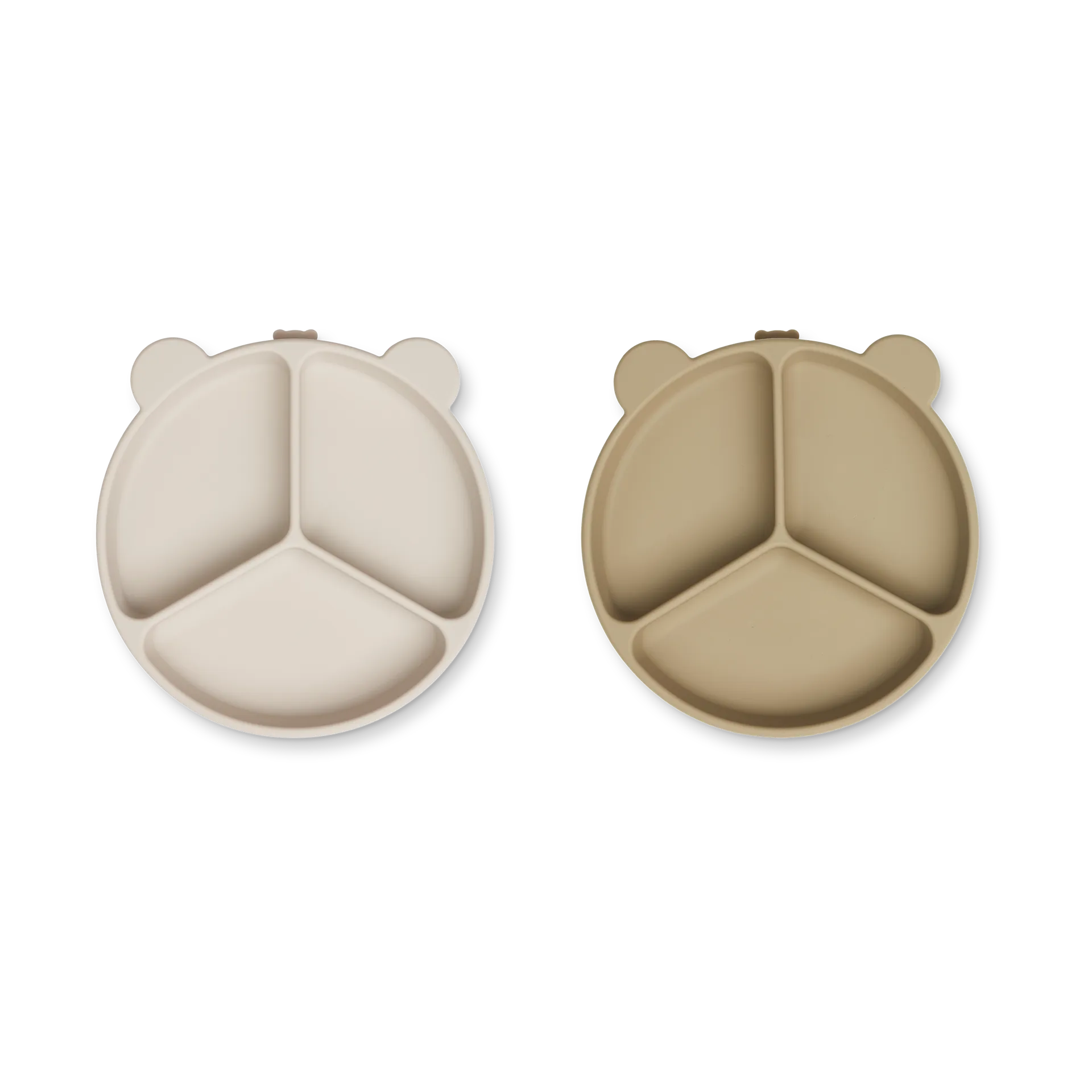 Assiette compartimentée Stacy Lot de 2, Sandy-Oat Liewood