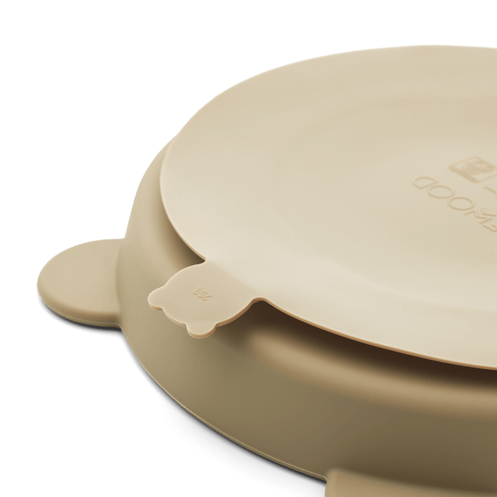 Assiette compartimentée Stacy Lot de 2, Sandy-Oat Liewood