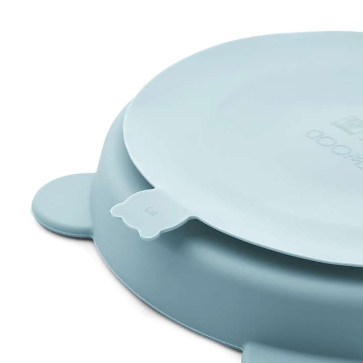 Assiette compartimentée Stacy Lot de 2, Sea blue-Whale blue Liewood