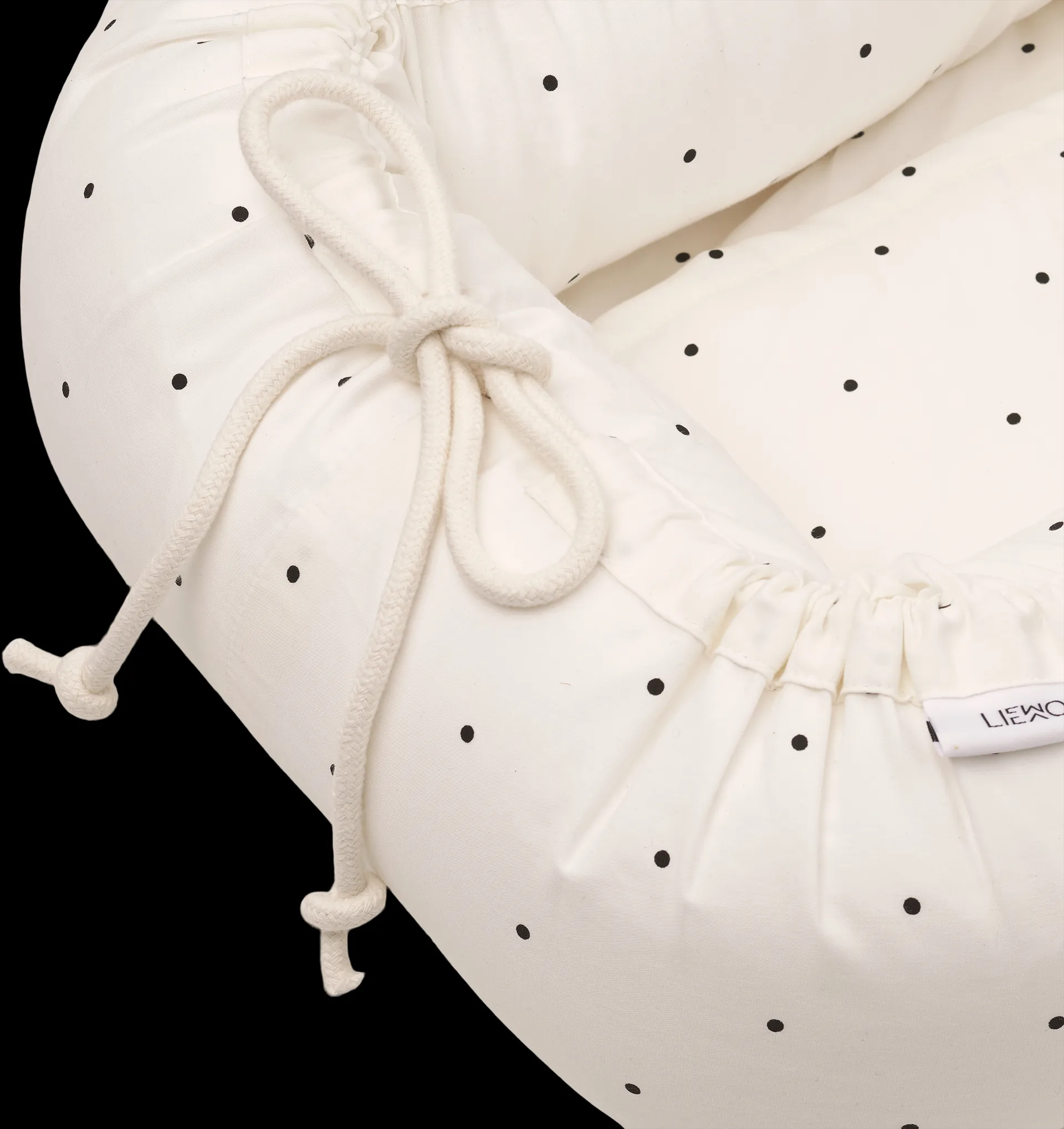 Babynest imprimé Gro, Classic dot creme de la creme Liewood