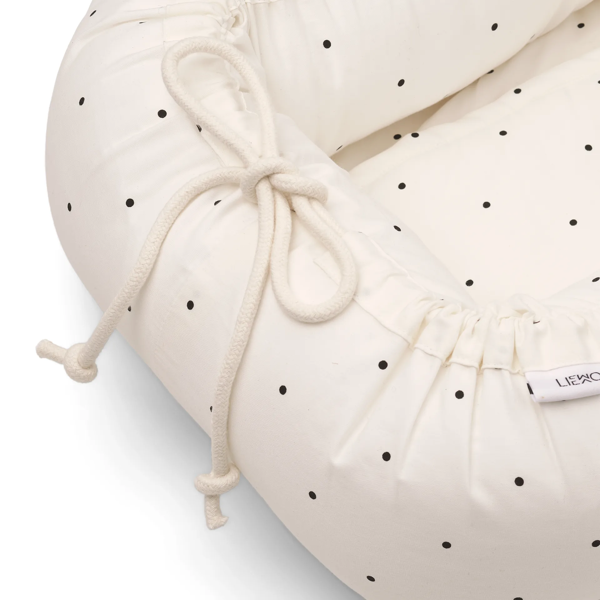 Babynest imprimé Gro, Classic dot creme de la creme Liewood