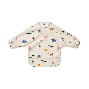 Bavoir à manches Merle - Safari sandy mix - Liewood