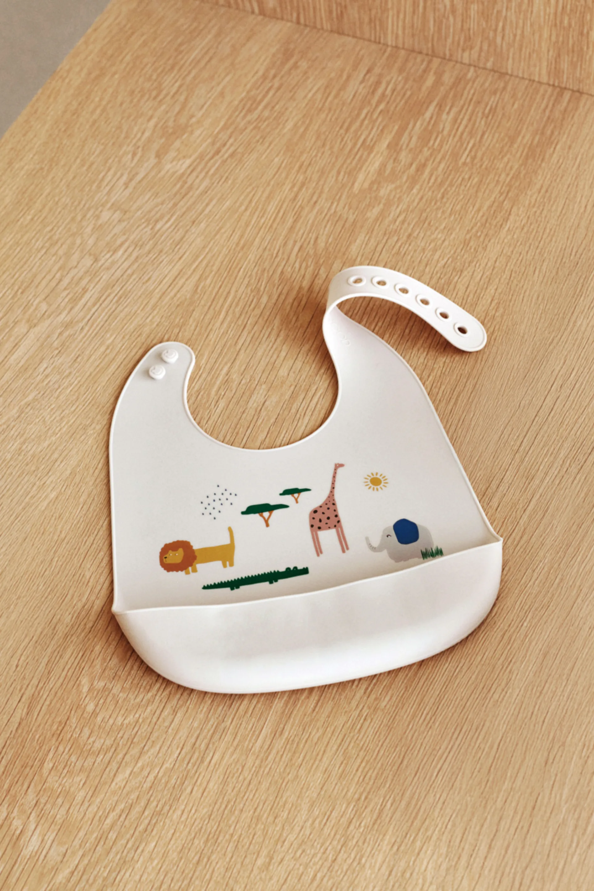 Bavoir en silicone Tilda Lot de 2, Safari sandy mix Liewood