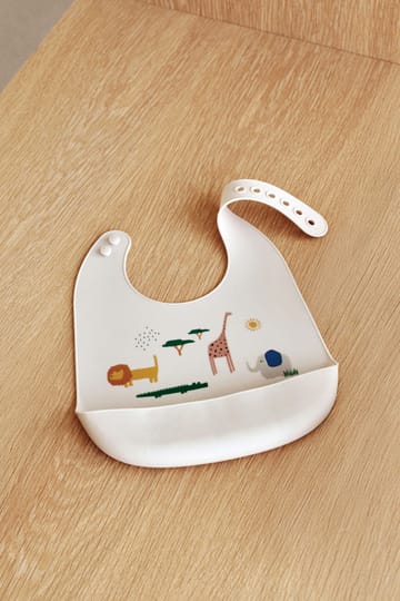 Bavoir en silicone Tilda Lot de 2 - Safari sandy mix - Liewood