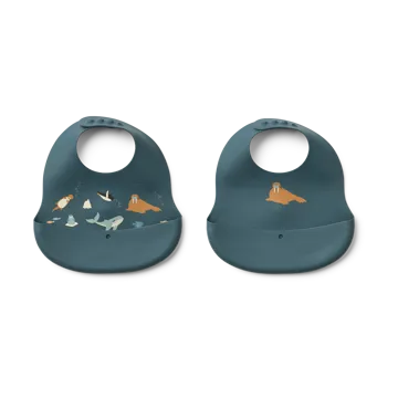 Bavoirs imprimés Ember 2 pièces - Arctic Sea-Ocean view - Liewood