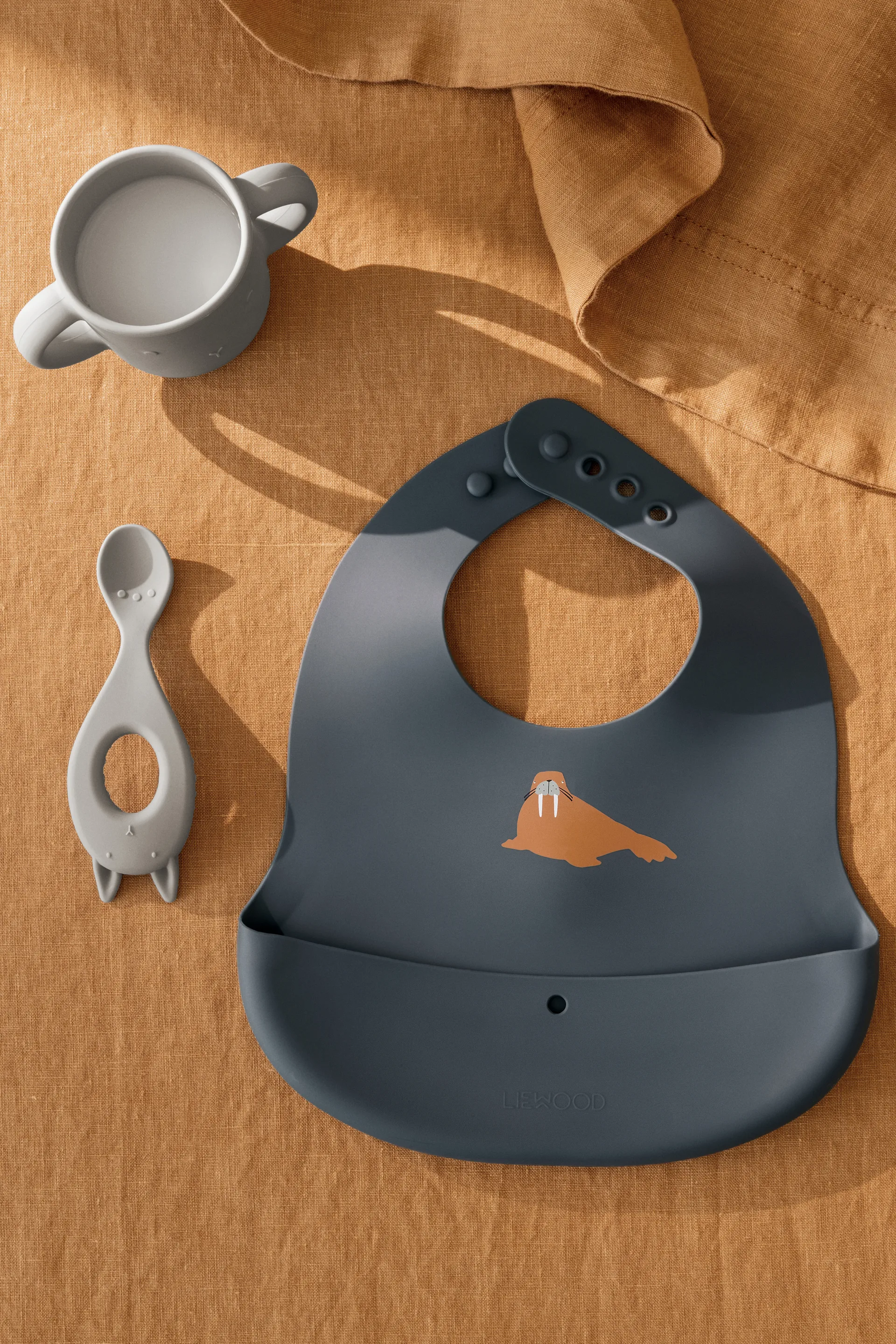 Bavoirs imprimés Ember 2 pièces, Arctic Sea-Ocean view Liewood