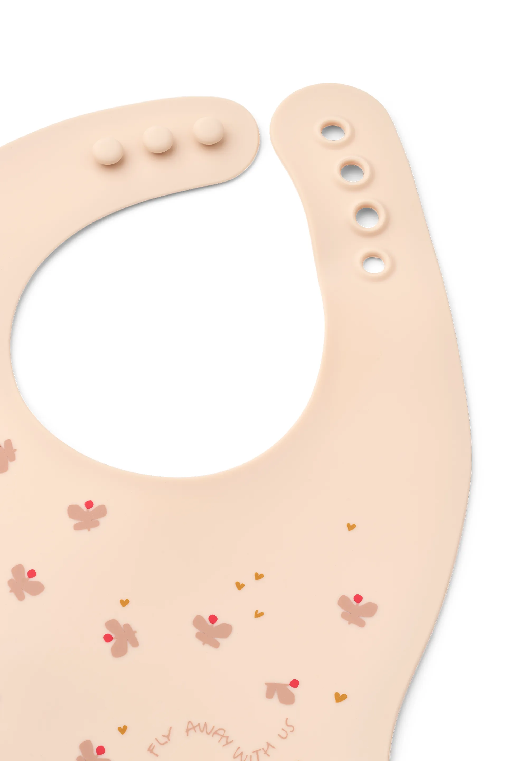 Bavoirs imprimés Ember 2 pièces, Mini Butterfly-apple blossom Liewood