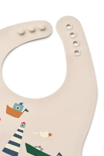 Bavoirs imprimés Ember 2 pièces - Sailing-sandy - Liewood
