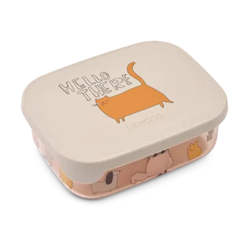 Boîte à lunch Arthur 13,5x17 cm - Cats and Dogs-Sandy - Liewood