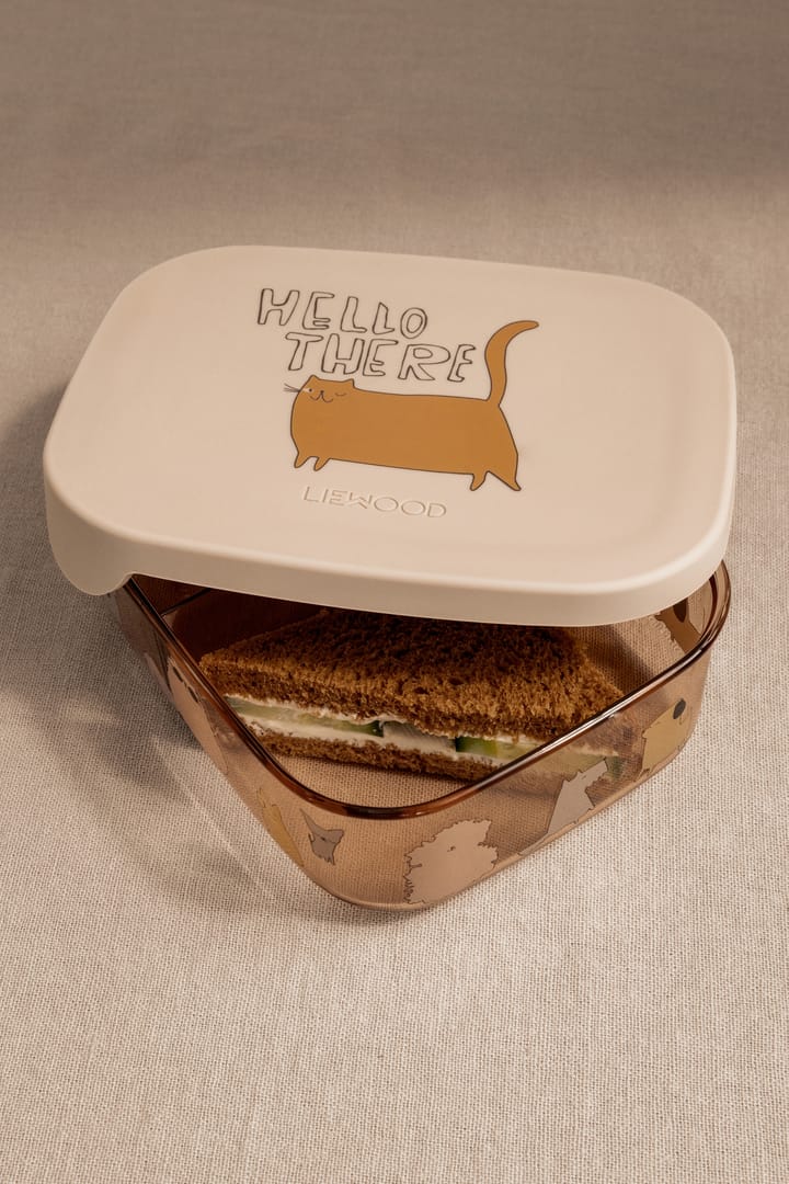 Boîte à lunch Arthur 13,5x17 cm, Cats and Dogs-Sandy Liewood