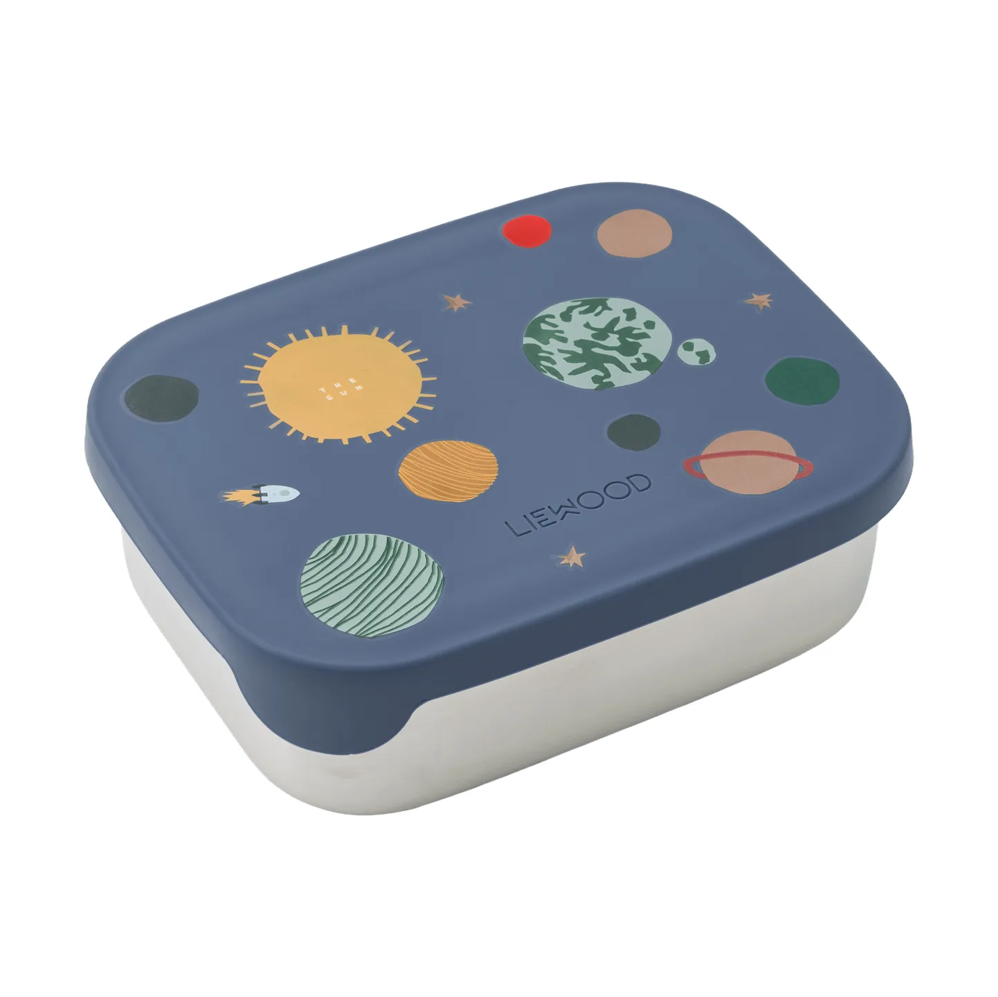 Boîte à lunch Arthur 13,5x17 cm, Universe-Classic navy Liewood