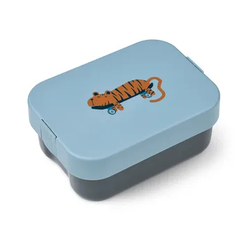 Boîte à lunch Kamil 19,7x14,1 cm - Tiger-beach blue - Liewood