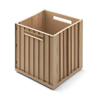 Boîte de rangement avec couvercle Elijah 31x31 cm - Oat - Liewood