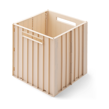 Boîte de rangement avec couvercle Elijah 31x31 cm - Sandy - Liewood