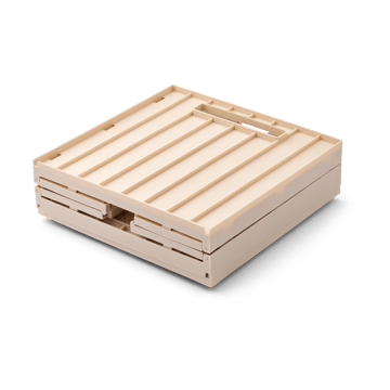 Boîte de rangement avec couvercle Elijah 31x31 cm - Sandy - Liewood