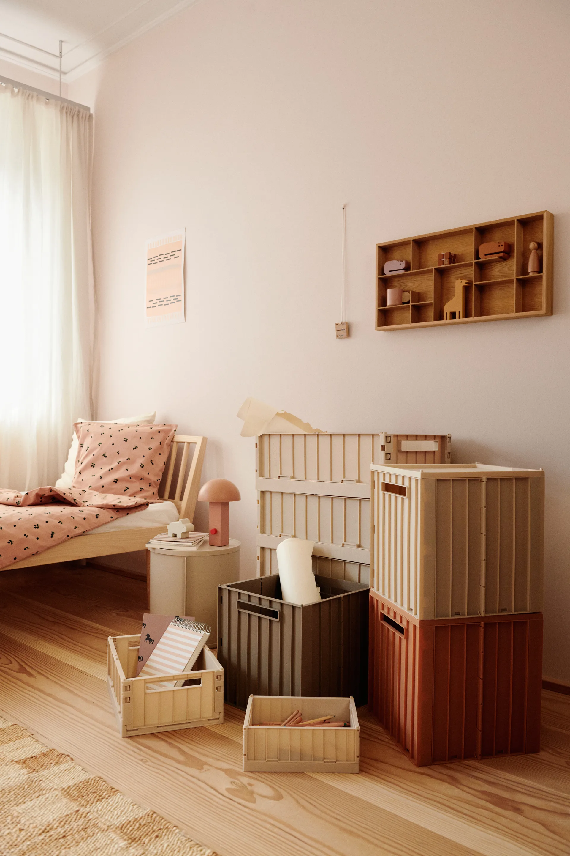 Boîte de rangement avec couvercle Elijah 31x31 cm, Sandy Liewood