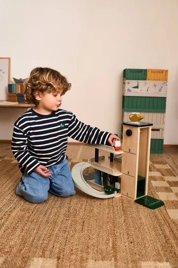 Boîte de rangement Weston - Imprimé Dino roar-Sandy - Liewood