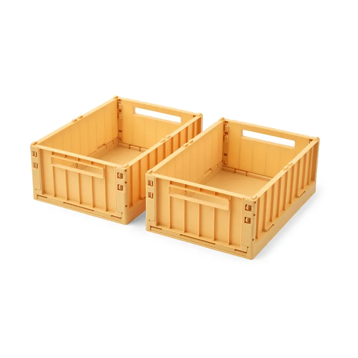 Boîte de rangement Weston - T-shirt Yuzu, taille M, lot de 2 - Liewood