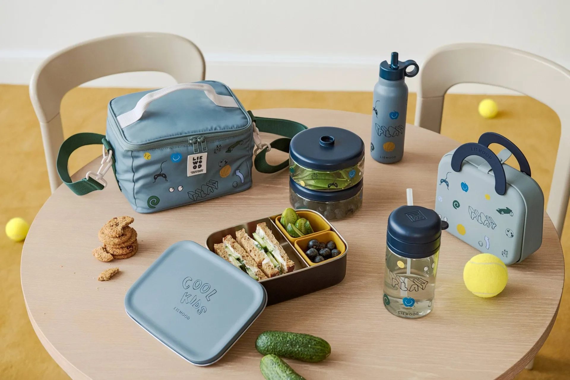 Boîte repas Elara, Play-Dusty Peppermint Liewood