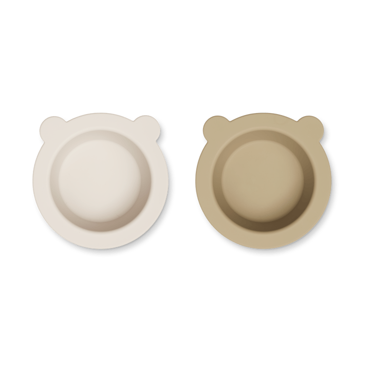 Bol avec ventouse Peony Ø16 cm lot de 2 - Sandy-Oat - Liewood