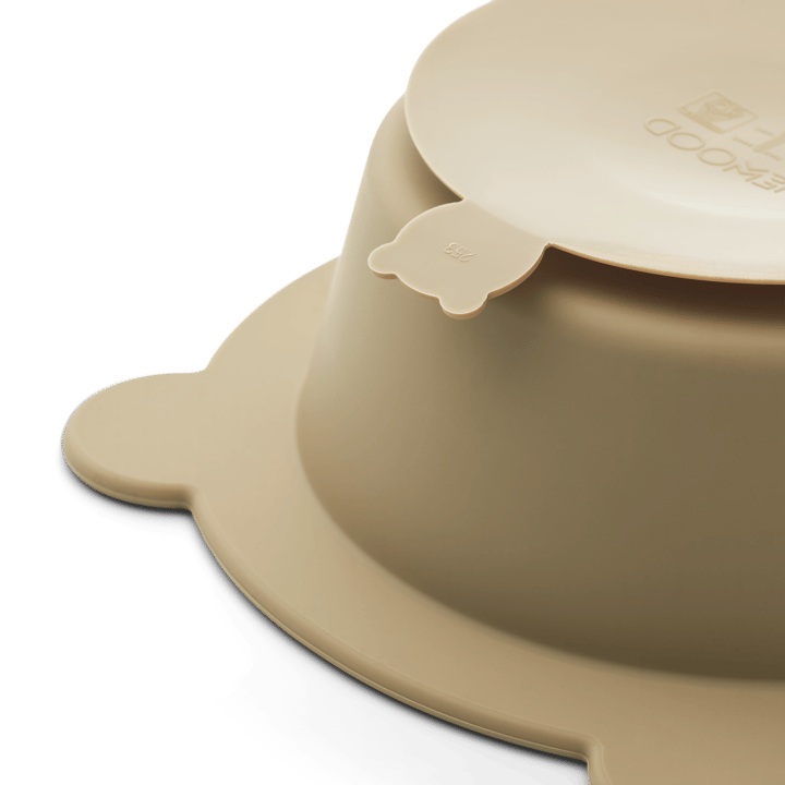 Bol avec ventouse Peony Ø16 cm lot de 2, Sandy-Oat Liewood