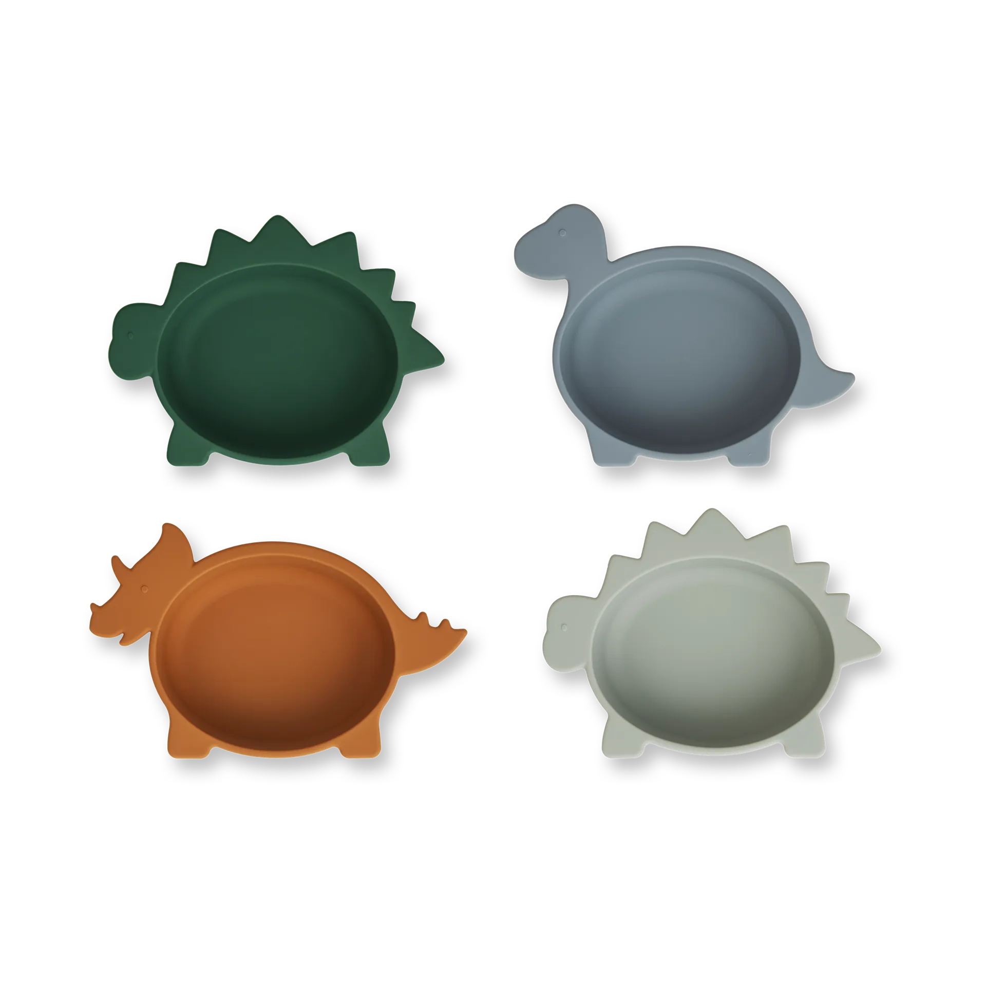 Bol en silicone Iggy 4 pièces, Dino blue multi mix Liewood