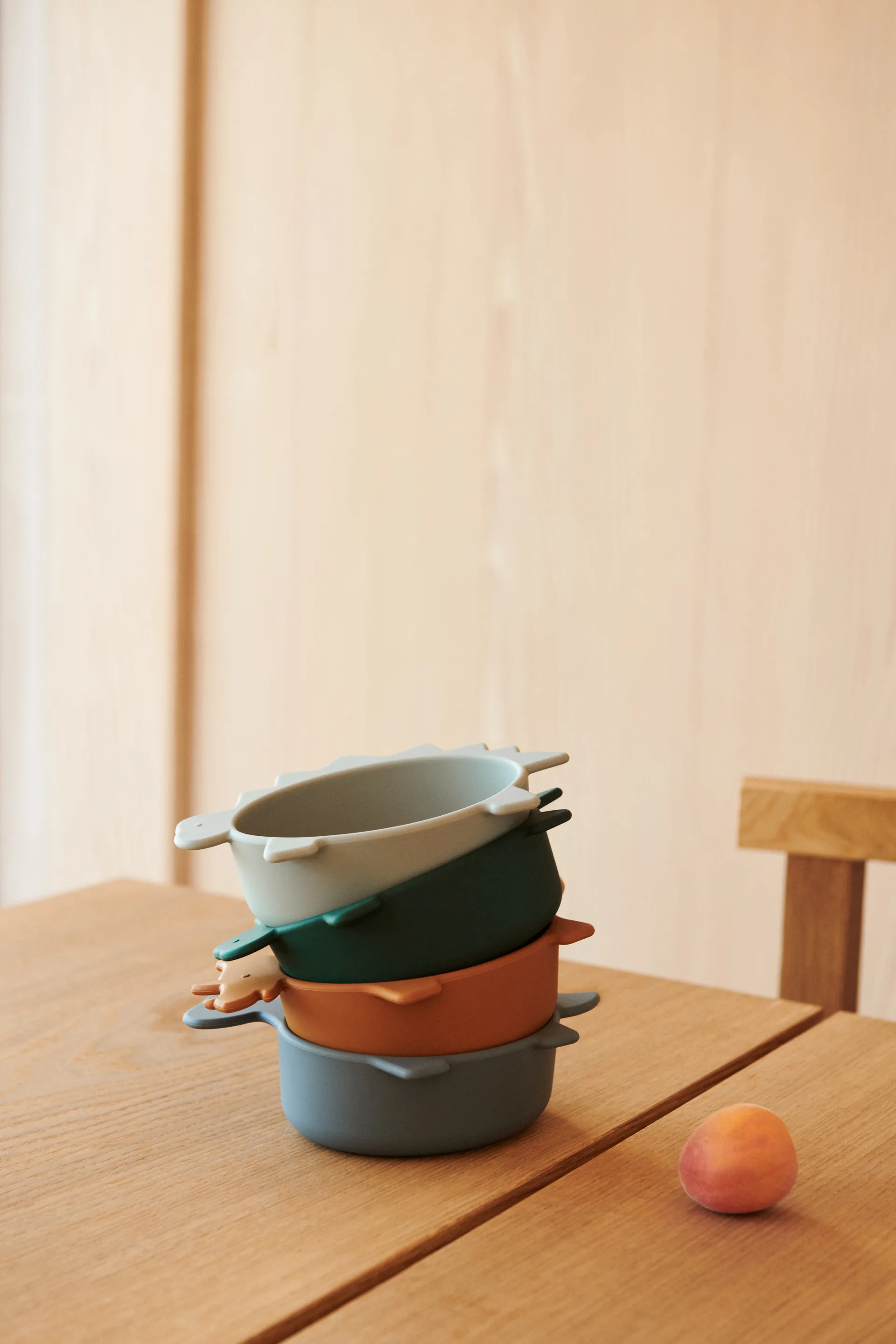 Bol en silicone Iggy 4 pièces, Dino blue multi mix Liewood